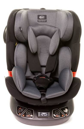 4Baby Space-Fix  XXI Fotelik Samochodowy 0-36 kg RWF  Graphite