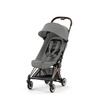 Cybex Coya Wózek Spacerowy Rama Rosegold Mirage Grey + Cybex Coya Moskitiera Black
