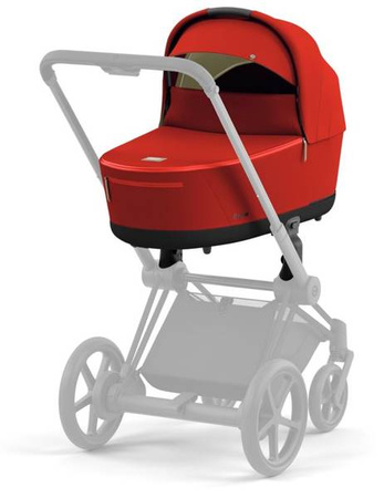 Cybex e-Priam 3.0 Rama ze Stelażem Siedziska + Gondola Wózek Głęboki Autumn Gold