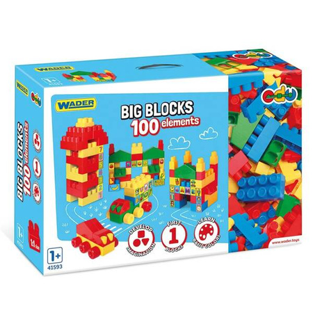 Wader Big Blocks Klocki 100el