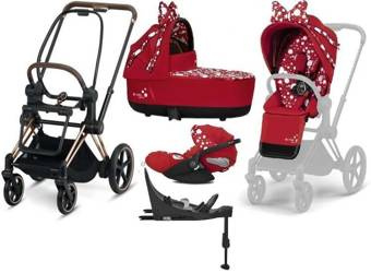 Cybex e-Priam 3.0 Kombi-Kinderwagen + Cloud Z Kindersitz 0-13 Kg set 3in1